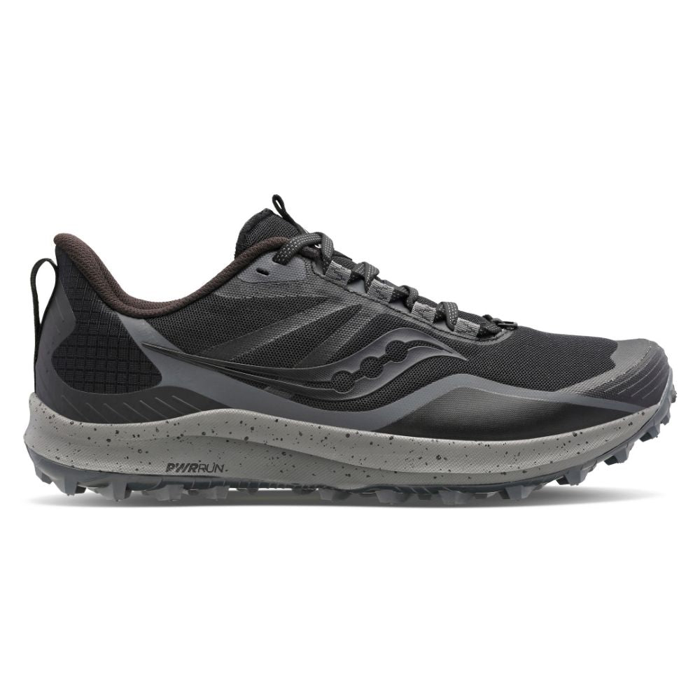 Saucony Women's Peregrine 12 - BlackToe Running#colour_black-charcoal