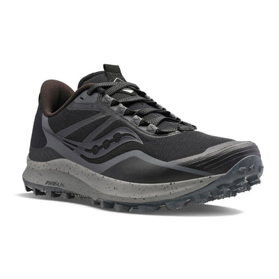 Saucony Women's Peregrine 12 - BlackToe Running#colour_black-charcoal