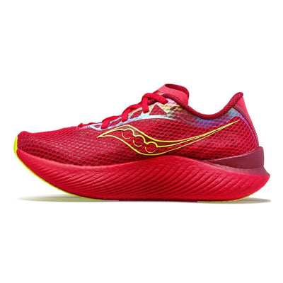Saucony Women's Endorphin Pro 3 - BlackToe Running#colour_red-rose