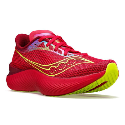 Saucony Women's Endorphin Pro 3 - BlackToe Running#colour_red-rose