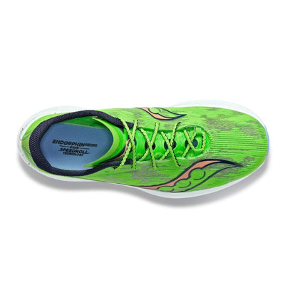 Saucony Women's Endorphin Pro 3 - BlackToe Running#colour_invader-green