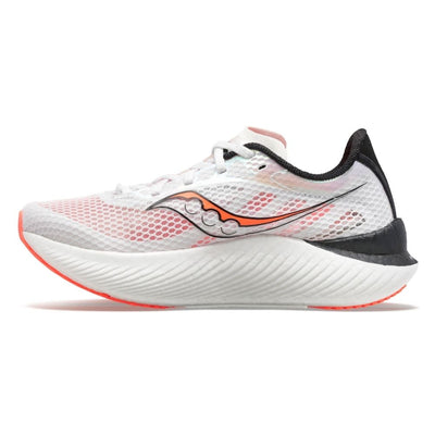 Saucony Women's Endorphin Pro 3 - BlackToe Running#colour_white-black-vizi