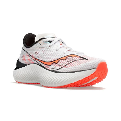 Saucony Women's Endorphin Pro 3 - BlackToe Running#colour_white-black-vizi