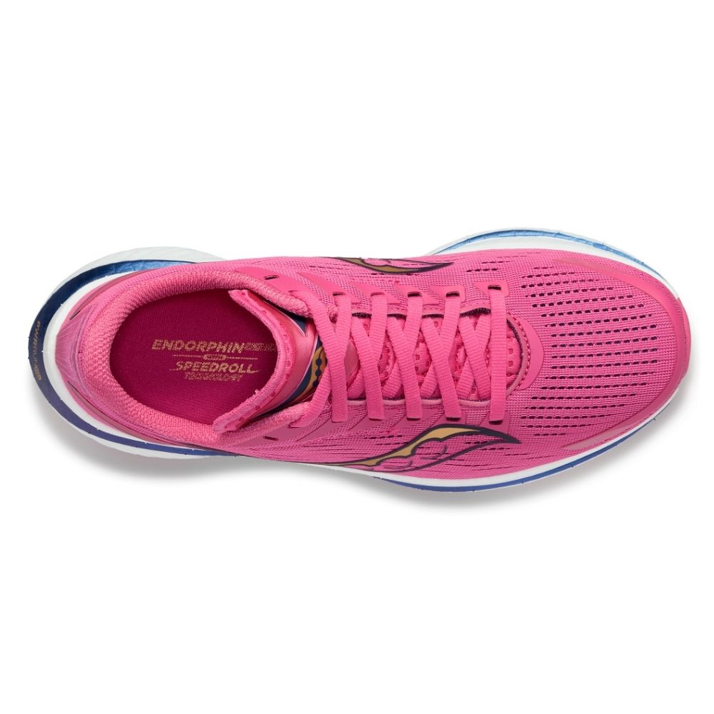 Saucony Women's Endorphin Speed 3 - BlackToe Running#colour_prospect-quartz