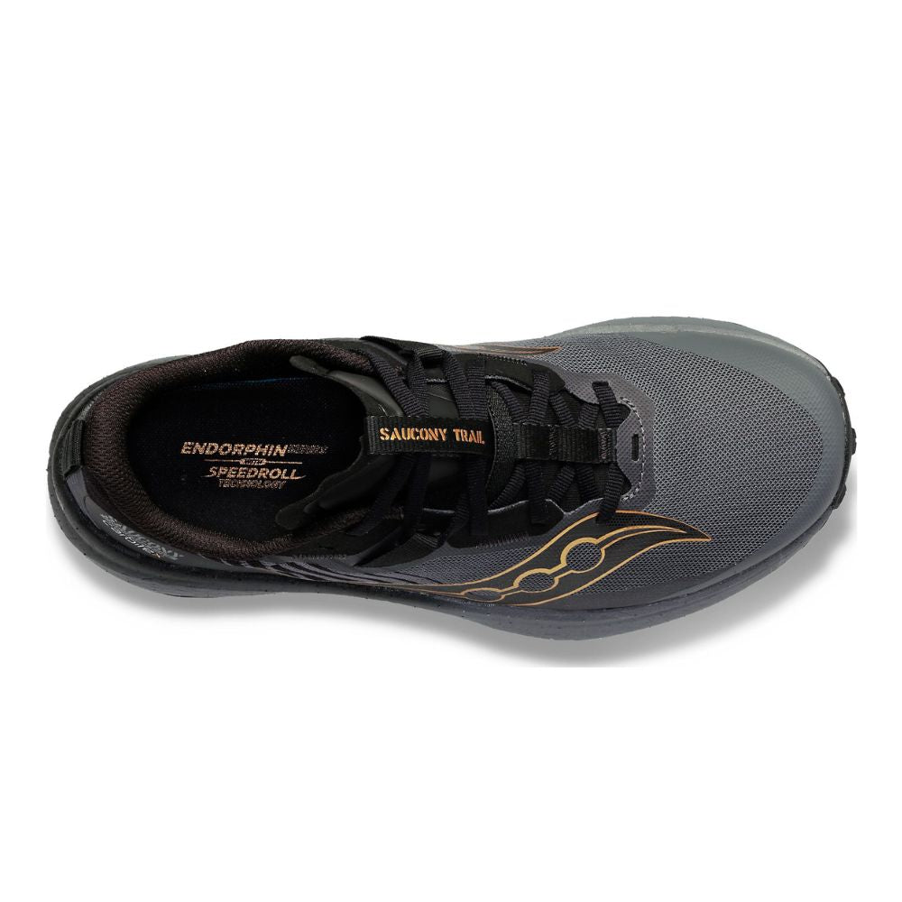 Saucony Women's Endorphin Edge Women's Shoes - BlackToe Running#colour_goldstruck-black
