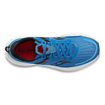 Saucony Men's Tempus - BlackToe Running#colour_hydro-poppy