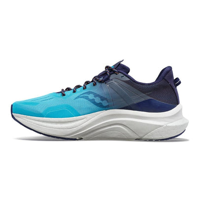 Saucony Men's Tempus - BlackToe Running#colour_blue-night-lite
