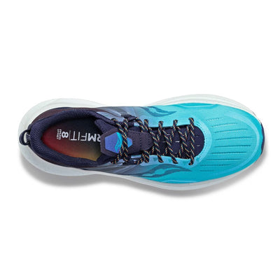 Saucony Men's Tempus - BlackToe Running#colour_blue-night-lite