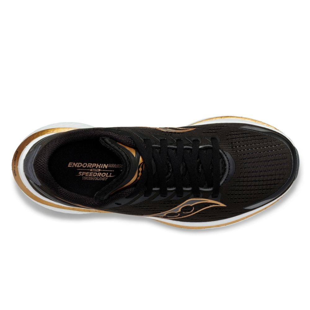 Saucony Men's Endorphin Speed 3 - BlackToe Running#colour_black-goldstruck