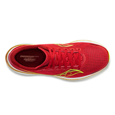 Saucony Men's Endorphin Speed 3 Men's Shoes - BlackToe Running#colour_red-poppy