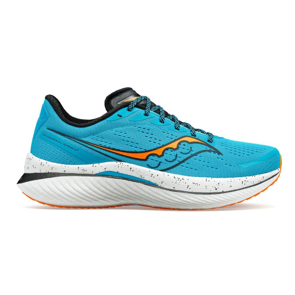 Saucony Men's Endorphin Speed 3 Men's Shoes - BlackToe Running#colour_agave-black