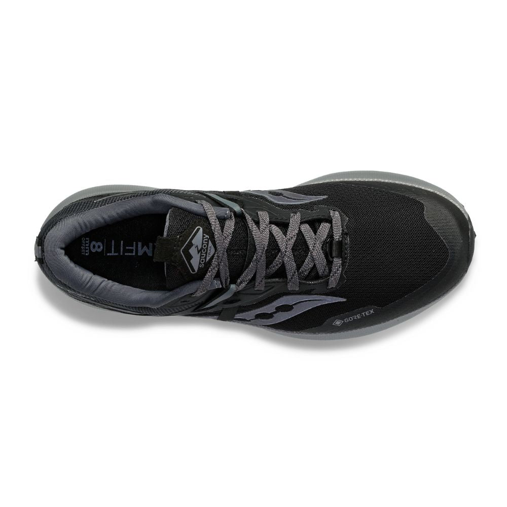 Saucony Men's Ride 15 TR GTX Men's Shoes - BlackToe Running#colour_black-charcoal