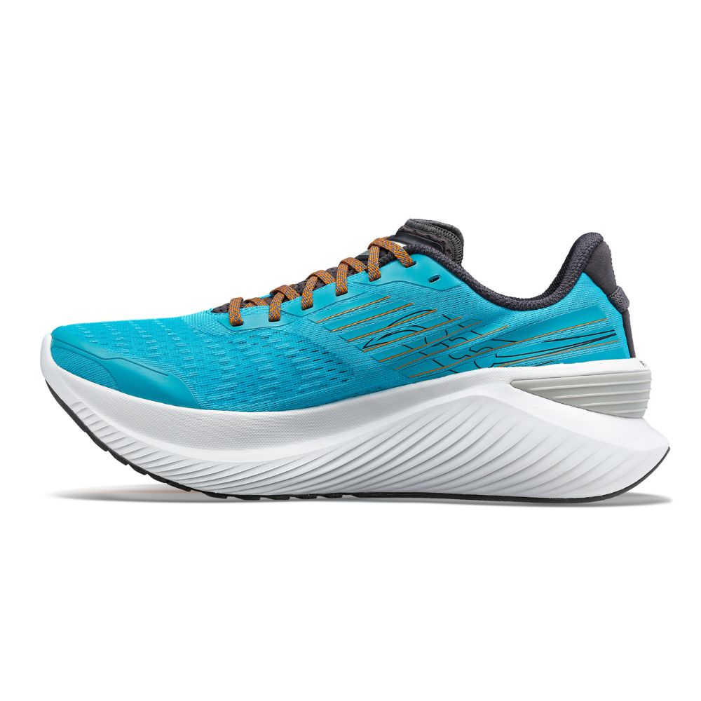 Saucony Men's Endorphin Shift 3 Men's Shoes - BlackToe Running#colour_agave-basalt