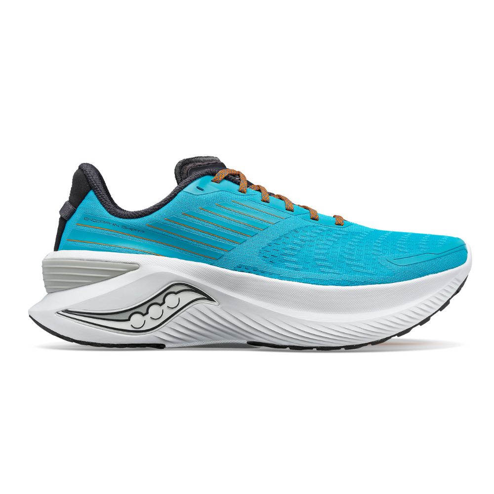 Saucony Men's Endorphin Shift 3 Men's Shoes - BlackToe Running#colour_agave-basalt
