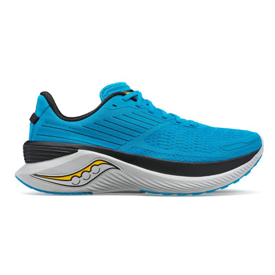 Saucony Men's Endorphin Shift 3 Men's Shoes - BlackToe Running#colour_ocean-vizi-gold