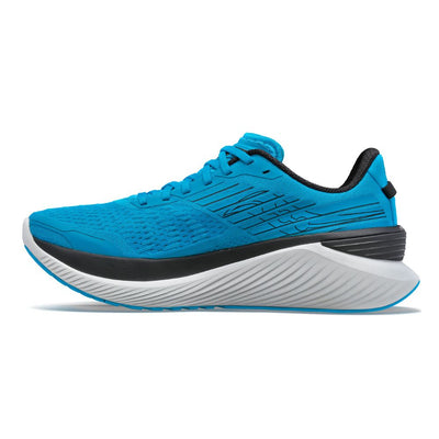 Saucony Men's Endorphin Shift 3 Men's Shoes - BlackToe Running#colour_ocean-vizi-gold