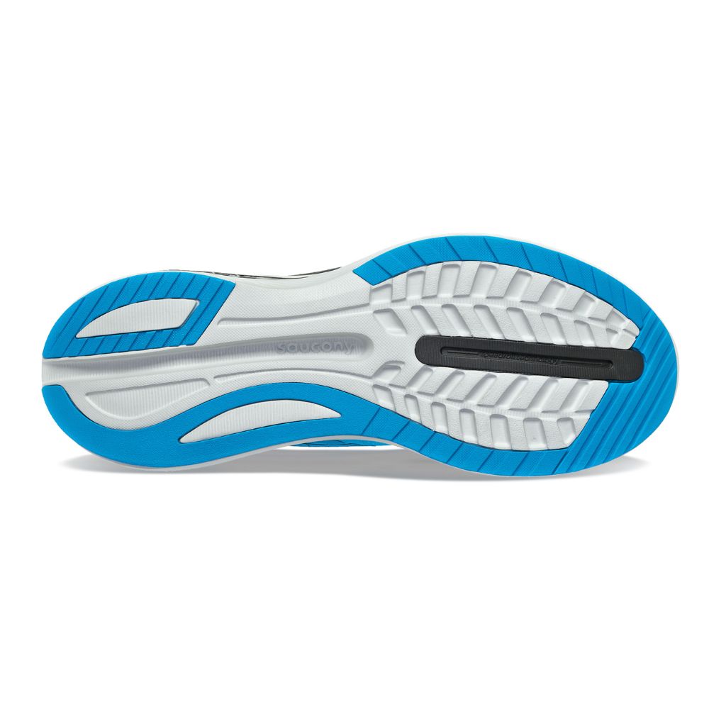 Saucony Men's Endorphin Shift 3 Men's Shoes - BlackToe Running#colour_ocean-vizi-gold