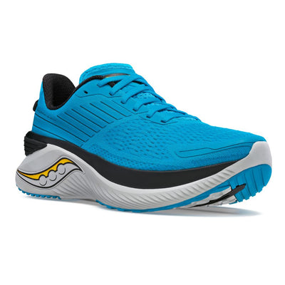 Saucony Men's Endorphin Shift 3 Men's Shoes - BlackToe Running#colour_ocean-vizi-gold