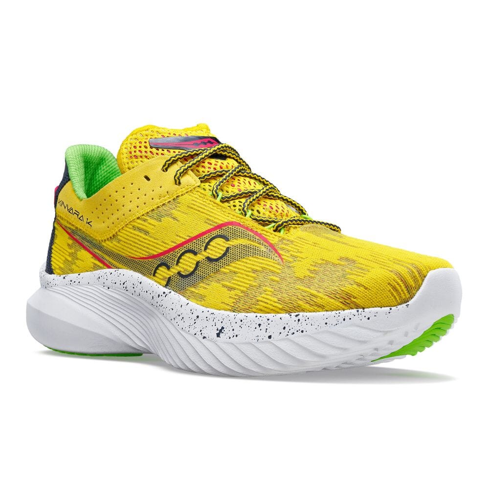 Saucony Men's Kinvara 14 Men's Shoes - BlackToe Running#colour_sulphur-otherworld