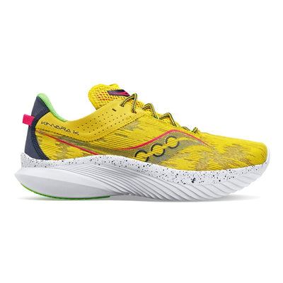 Saucony Men's Kinvara 14 Men's Shoes - BlackToe Running#colour_sulphur-otherworld