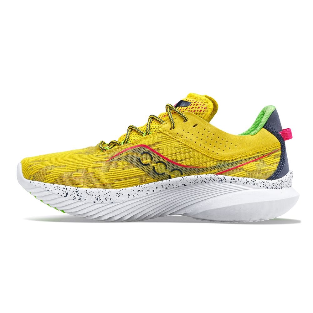 Saucony Men's Kinvara 14 Men's Shoes - BlackToe Running#colour_sulphur-otherworld