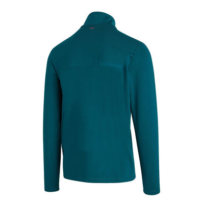 Saucony Men's Solstice 1/4 Zip - BlackToe Running#colour_lagoon
