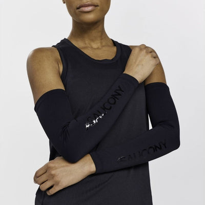 Saucony Fortify Arm Sleeves Arm Sleeves - BlackToe Running#colour_black