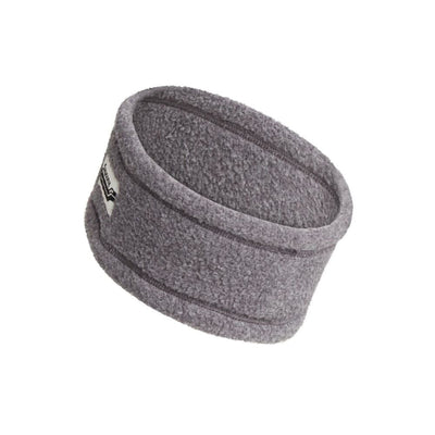 Saucony Rested Sherpa Headband Headwear - BlackToe Running#colour_black-heather