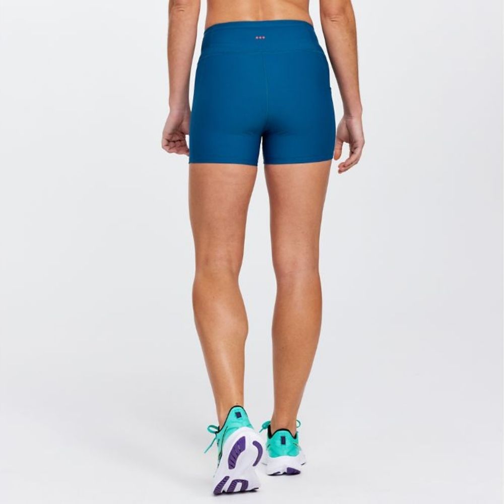 Saucony Women's Fortify 3" Hot Short Women's Shorts - BlackToe Running#colour_night-shade