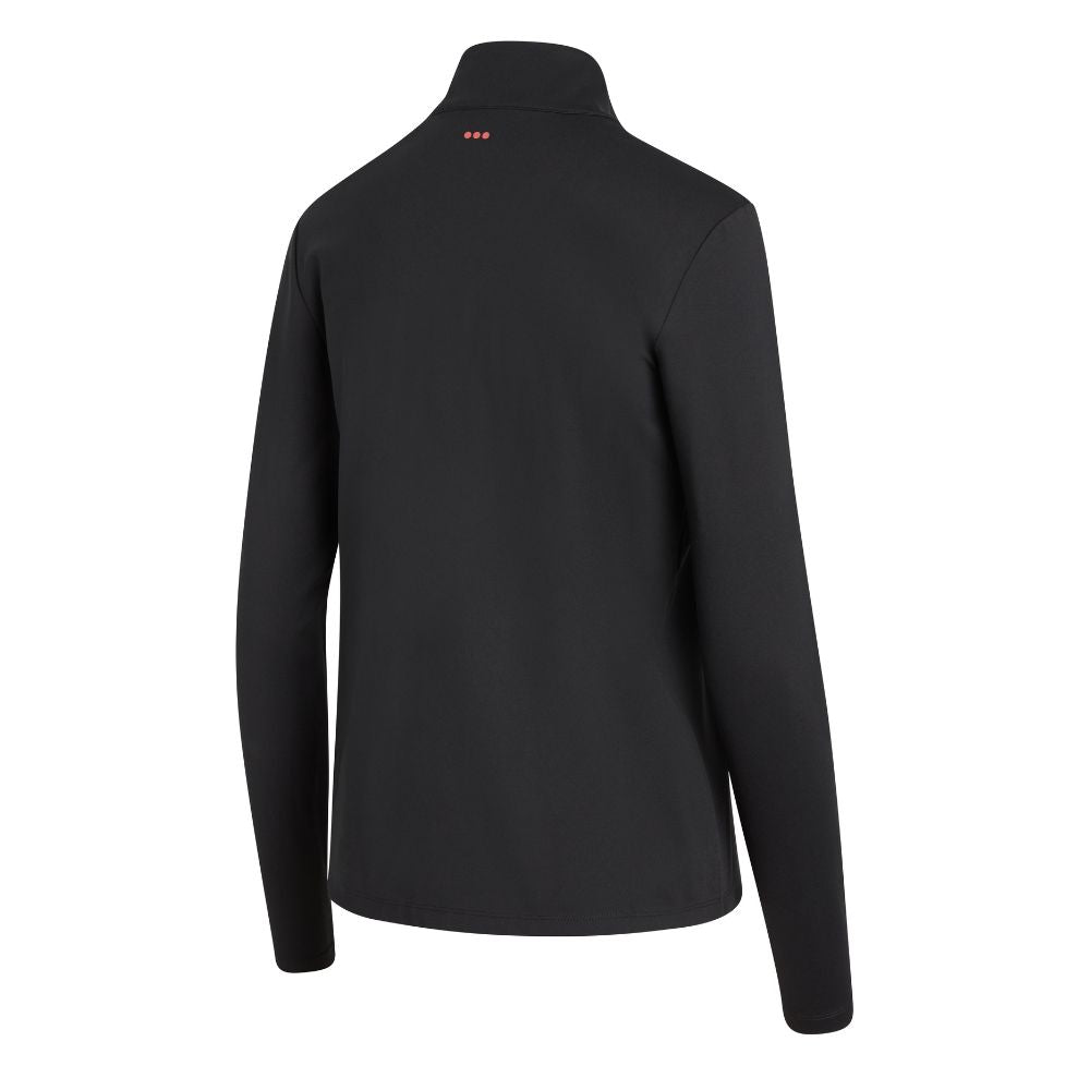 Saucony Women's Solstice 1/4 Zip - BlackToe Running