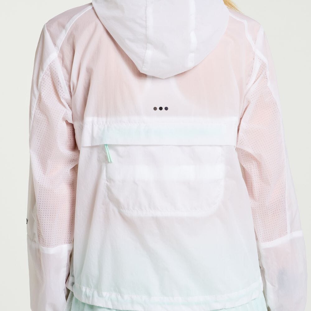 Saucony Women's Elevate Packaway Jacket Women's Tops - BlackToe Running