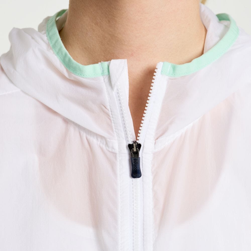 Saucony Women's Elevate Packaway Jacket Women's Tops - BlackToe Running