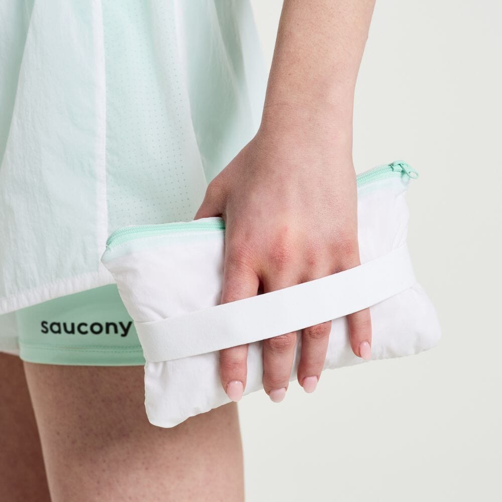 Saucony Women's Elevate Packaway Jacket Women's Tops - BlackToe Running