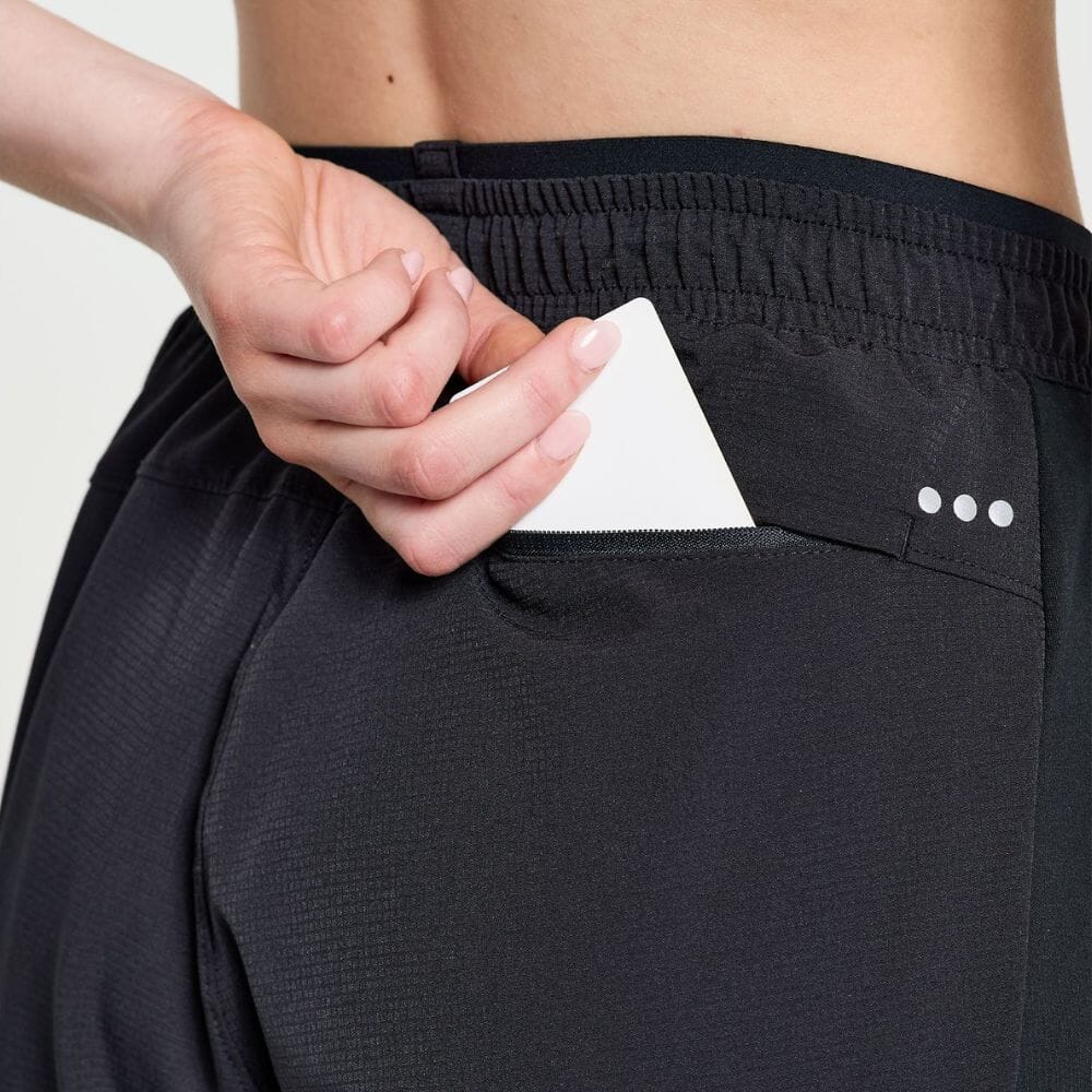 Saucony Women's Boston Woven Cuffed Pant Women's Bottoms - BlackToe Running