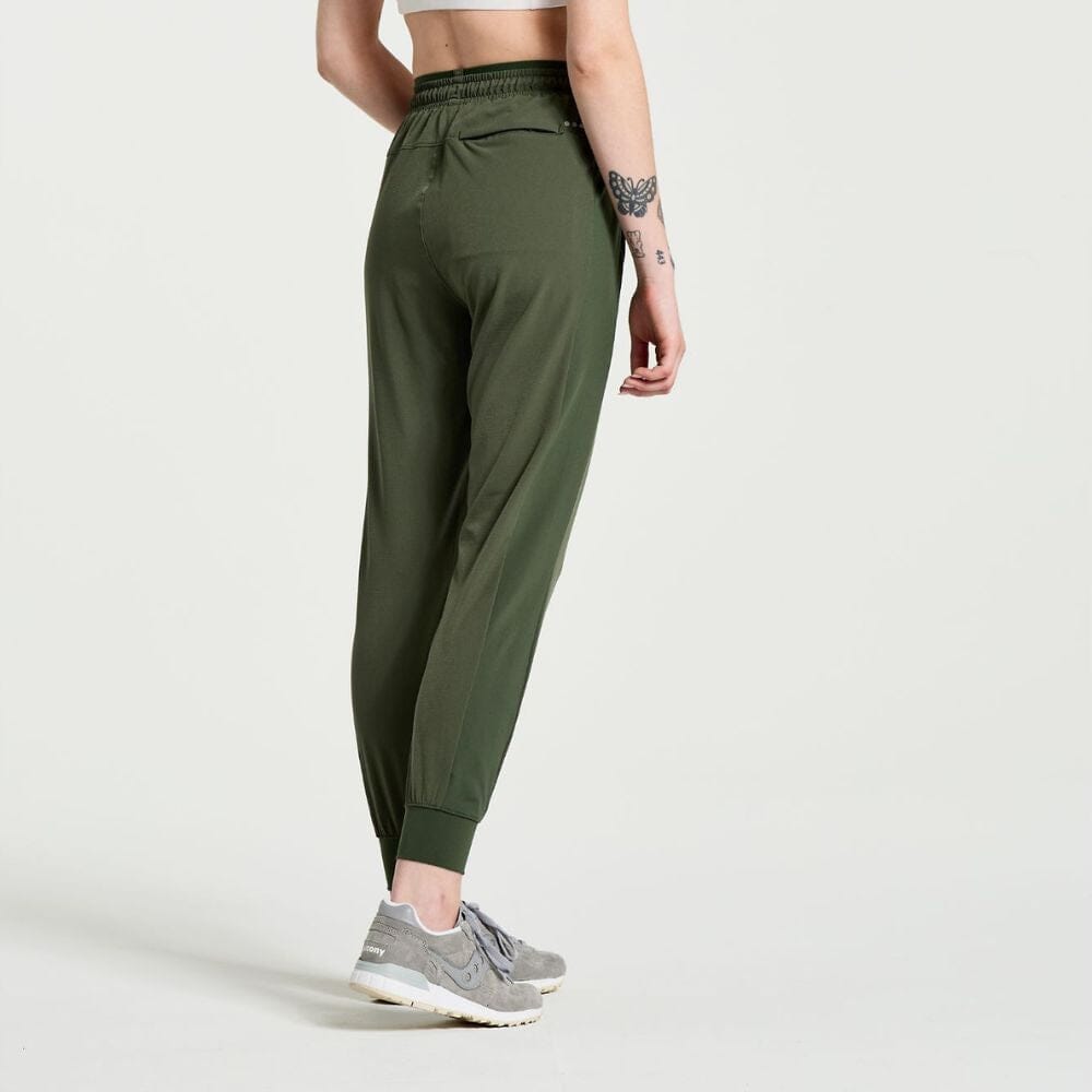 Saucony Women's Boston Woven Cuffed Pant Women's Bottoms - BlackToe Running