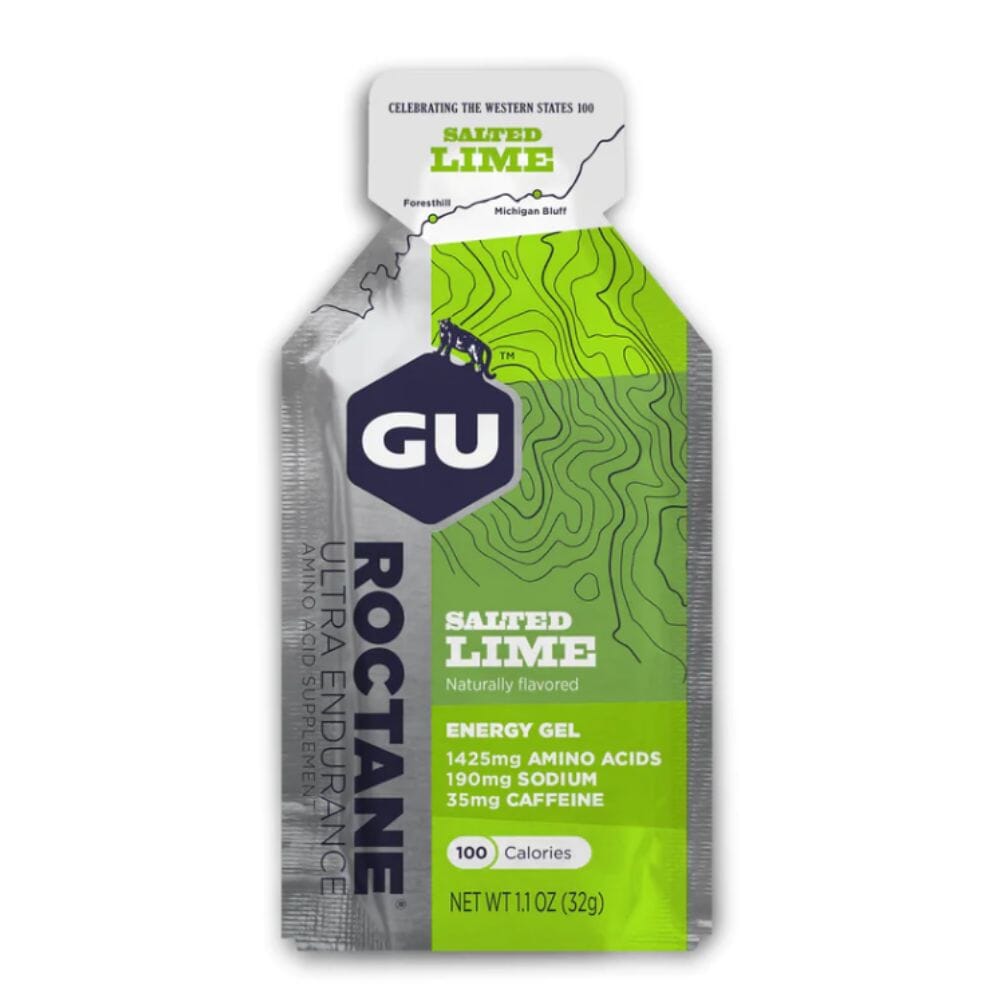 GU Roctane Gels Nutrition - BlackToe Running#flavour_salted-lime