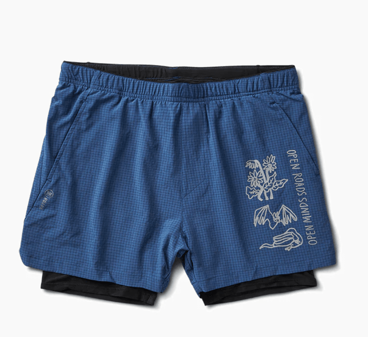 Roark Men's Bommer Shorts 3.5" - BlackToe Running#colour_new-navy