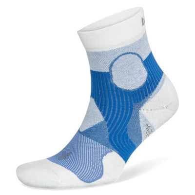 Balega Support - Quarter Socks - BlackToe Running#colour_palace-blue-white