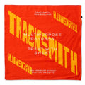 Tracksmith Bandana Headwear - BlackToe Running#colour_flame-marigold
