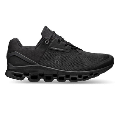On Running Men's Cloudstratus - BlackToe Running#colour_triple-black