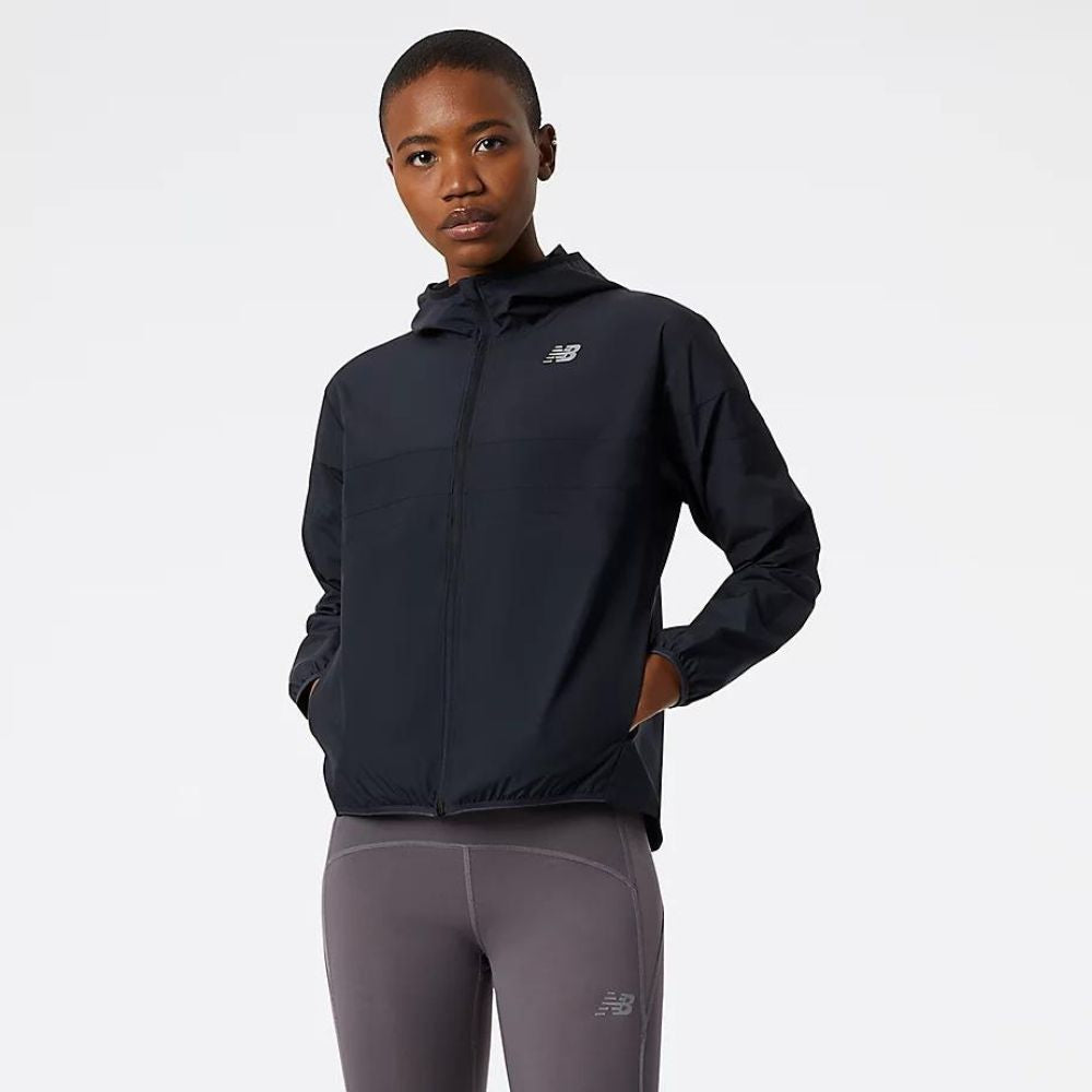 New Balance Women's Accelerate Jacket-  Women's Tops - BlackToe Running