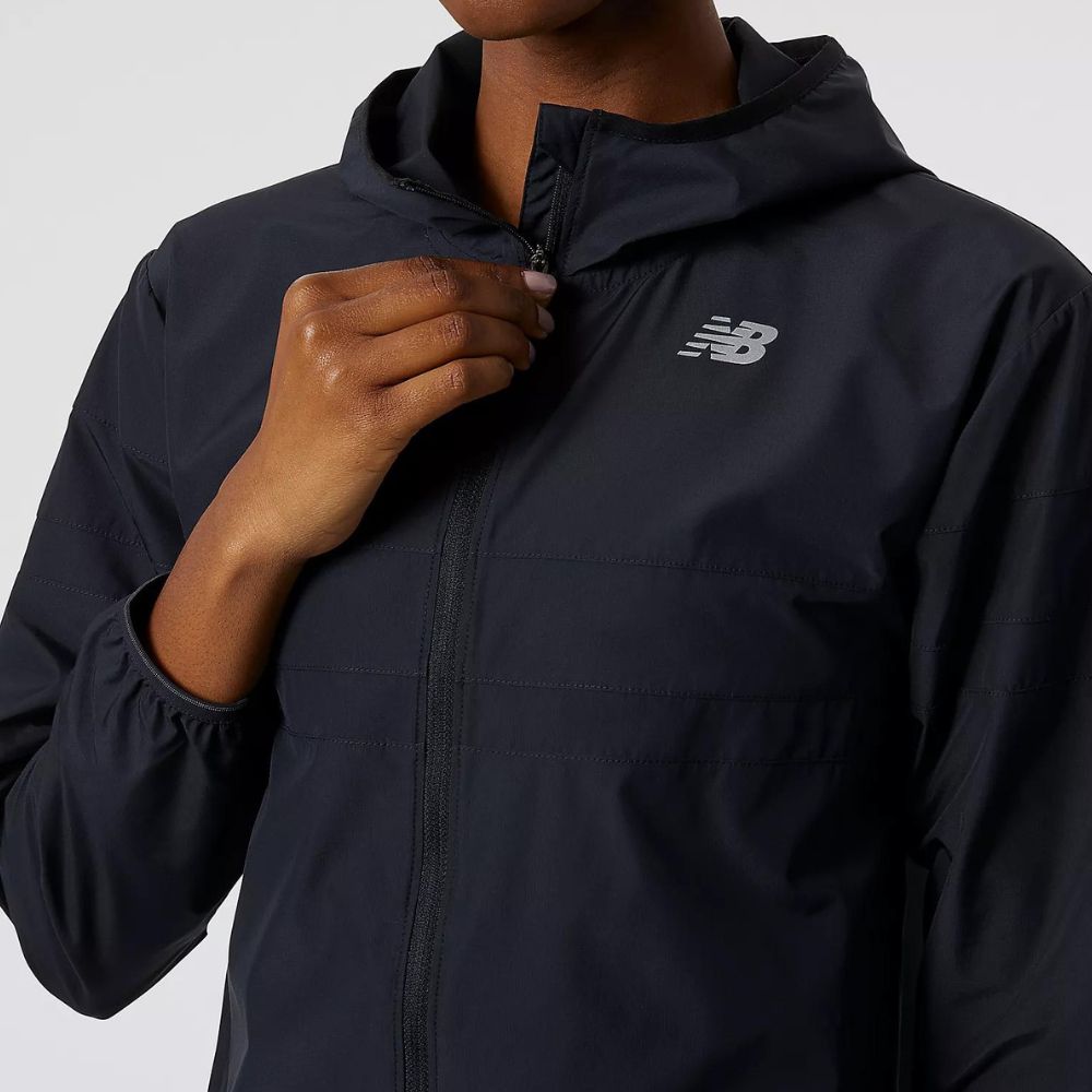 New Balance Women's Accelerate Jacket-  Women's Tops - BlackToe Running#colour_black