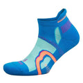 Balega Hidden Contour Mid-High Cushion No-Show Tab Socks - BlackToe Running#colour_blue-aqua