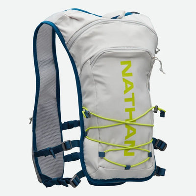 Nathan QuickStart 2 6L Hydration Pack - BlackToe Running#colour_vapor-grey-finish-lime