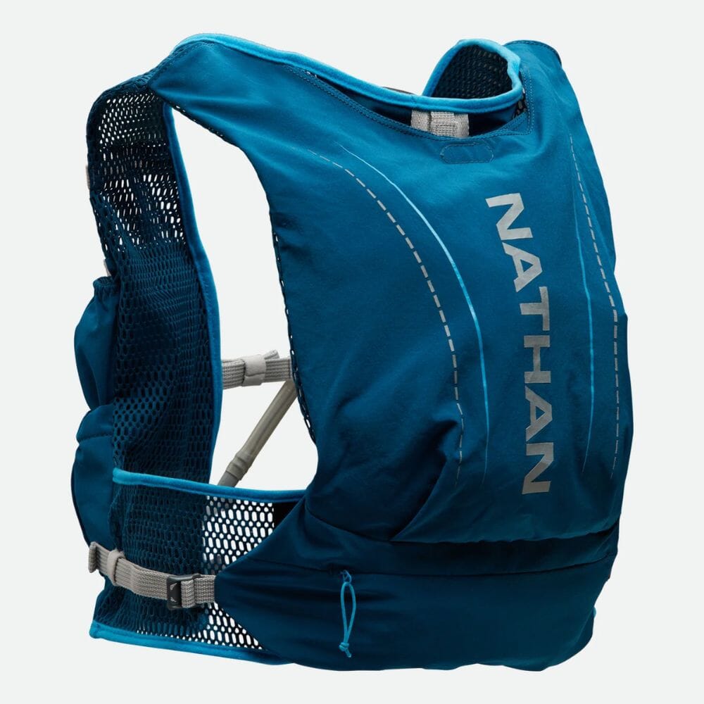 Nathan VaporAir 2 Lite 4L Hydration Vest - BlackToe Running#colour_marine-blue-vapor-grey