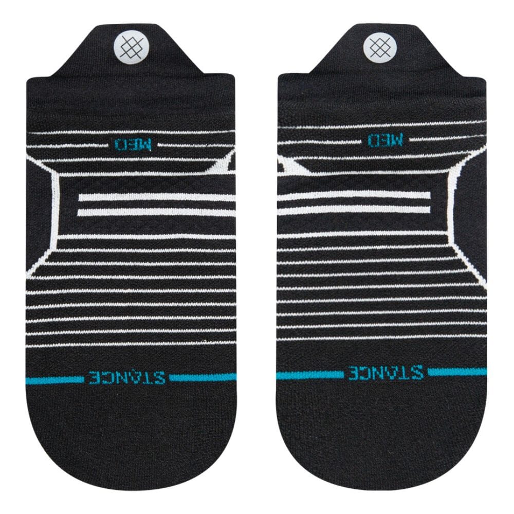 Stance Women's Run Keep It Movin Light Cushion Tab Socks - BlackToe Running#colour_black