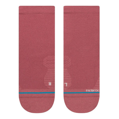 Stance Women's Run - Rouge - Quarter - BlackToe Running#colour_rebel-rose