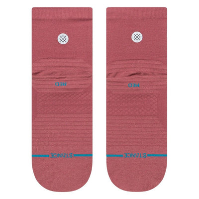 Stance Women's Run - Rouge - Quarter - BlackToe Running#colour_rebel-rose