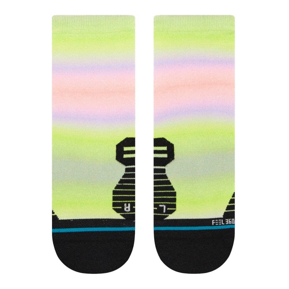 Stance Women's Run - All Time - QTR - BlackToe Running#colour_ombre