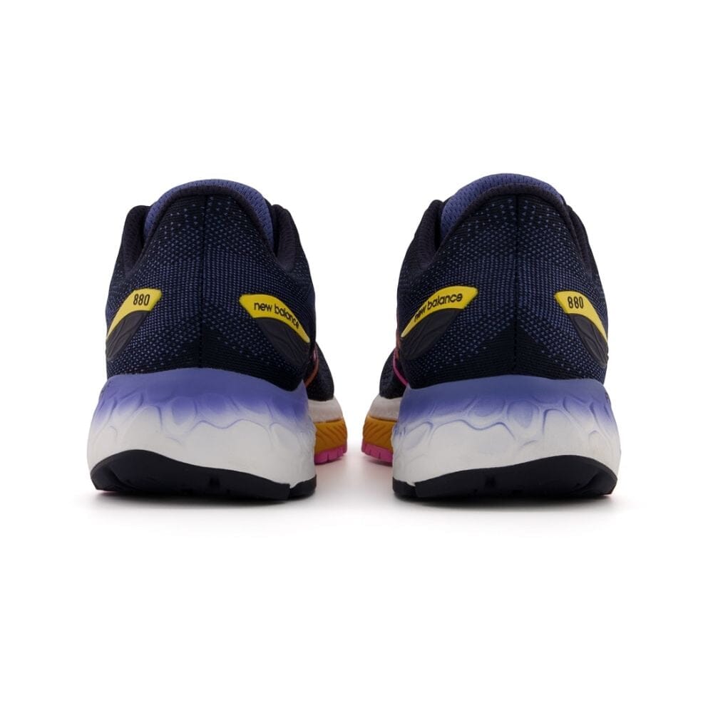 New Balance Women's Fresh Foam X 880v12 - BlackToe Running#colour_eclipse-vibrant-apricot-vibrant-pink-vibrant-orange